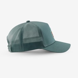 Gorra trucker de malla con diseño personalizado y bordado frontal, ajustable, de 6 paneles, informal, para adultos, unisex, para primavera y verano. - Product Image 4