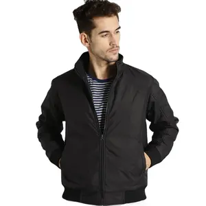 批发新设计风格热销高品质冬季夹克定制男式夹克