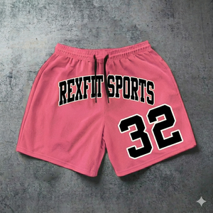 Pantalones Cortos de Baloncesto de Malla para Hombre REXFIT SPORTS, con Número Personalizado, para Gimnasio, Fitness y Entrenamiento, Ligeros - Product Image 4