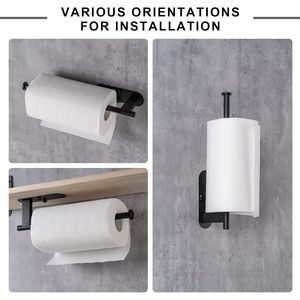 Portarotolo da Cucina Autoadesivo in Acciaio Inossidabile Migliorato, Resistente alle Piegature, con Montaggio a Trapano per Organizzazione Cucina - Product Image 2