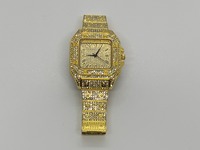 Reloj de diamantes de moissanita estilo japonés más vendido, reloj a juego para parejas, ideal como regalo de San Valentín, disponible a un precio razonable.