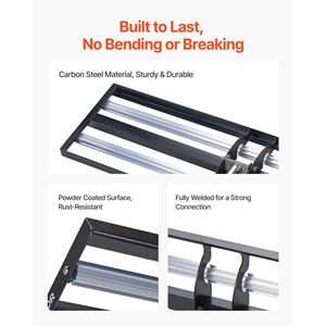 Livellatore per Prato in Acciaio Inox 48 x 10 Pollici, Rullo Livellante Resistente con Manico Regolabile 83,9 cm - Product Image 3