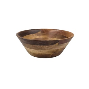 Tazón de Madera de Bambú de Alta Calidad, Ecológico, Pulido, Diseño Clásico, con Logotipo Personalizado, para Niños, para Ensaladas y Cena, para Vajilla - Product Image 5