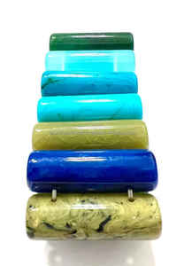 Pulsera de joyería de moda de resina de ángulo hecha a mano de alta calidad para mujer, hebra de Color DE MARCA DE LA India, artesanía de resina - Product Image 4