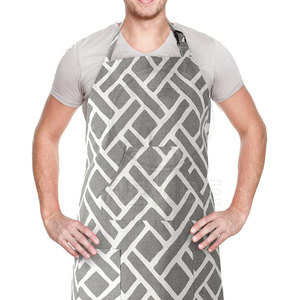 Stylish High Quality <b>Kitchen</b> <b>Apron</b> with Customized Printed Design Polyester/Cotton Material for Home Cooking Baking & Daily Use - Product Image 4