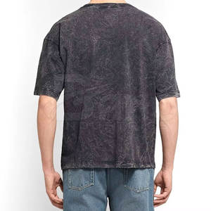 Camiseta Gruesa 100% Algodón con Lavado Ácido, Hecha a Medida, Tela de Lona de Alta Densidad, Transpirable, Casual para Hombre - Product Image 2