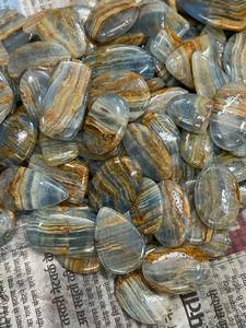 Pierres précieuses en calcite aqua bleue naturelle, polies, en vrac, pour la fabrication de bijoux, fournisseur et exportateur en gros - Product Image 1