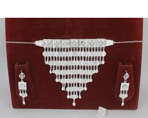 Martasha designer islamique ramadan spécial plaqué or EAU bijoux spécial dubai bijoux collier boucle d'oreille ensemble arabe bijoux - Product Image 2