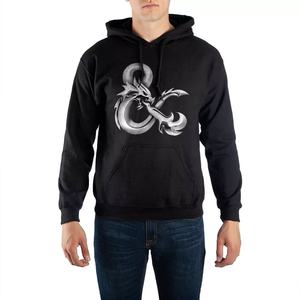 Sudadera con capucha para hombre, de algodón orgánico 100%, diseño impreso DTG, con Logo personalizado, GSM pesado, venta al por mayor - Product Image 1