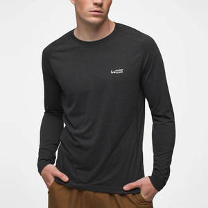 Camiseta de Yoga para Hombre con MOQ Bajo, Lisa, Teñida, con Logotipo Personalizado, Camiseta de Yoga Moderna para Hombre, Ropa Deportiva para Hombre - Product Image 1