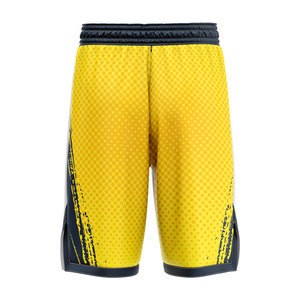 Shorts de basketball personnalisés en gros, imprimés par sublimation intégrale, en maille polyester à séchage rapide, vêtements de sport d'équipe, fabricant OEM - Product Image 3