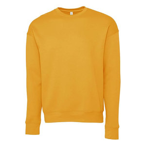 Sweat-shirts à col rond Bella Canvas pour homme, épaules tombantes, 100% coton, matière en molleton doux, haute qualité, personnalisable, long - Product Image 1