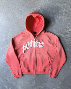 Sudadera con Capucha Personalizada 100% Algodón, Estampado Puff, Bordado 3D, Cuello Alto, Antiarrugas y Antidesgarro, Tejido de Punto, para Verano - Product Image 2