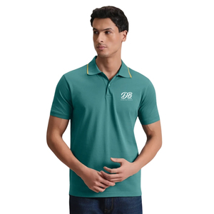 Polo personnalisé pour homme, manches courtes, en piqué, respirant, en coton, vêtements de sport décontractés, uniforme de golf et de tennis, vêtements en gros - Product Image 1