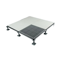 Plancher surélevé ventilé en aluminium Lingding pour centres de données, taux d'ouverture de 17 à 65 %, haute efficacité de ventilation, industriel pour ateliers