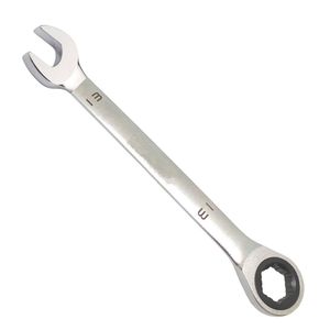 100T DIY Metric OEM Double End Combination Ratchet <b>Spanner</b> Box-end with Anti-Slip & 80% Rounded-off Function - Product Image 1