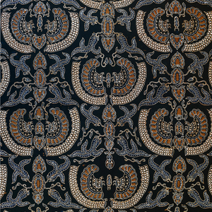 Handcrafted Indonesian Hand Drawn Batik Tulis Cotton Fabric Traditional Babon Angrem Motif Classic Dark Sogan Premium Textile - Product Image 2