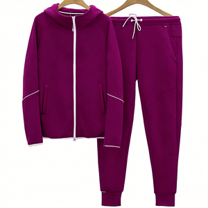 Conjuntos Deportivos de Dos Piezas de Forro Polar para Otoño, Casuales, para Correr, Entrenar, de Alta Calidad, Personalizados, para Hombre - Product Image 6