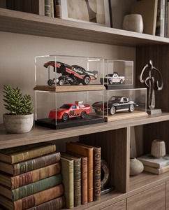 Premium Modern Acrylic Advertising <b>Display</b> <b>Box</b> Customized Design for Clear Protective Case for Toy Cars Collectible - Product Image 2