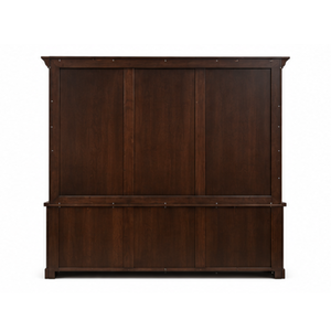 Custom Dark Teak Wood <b>TV</b> <b>Stand</b> Wall Unit Entertainment Cabinet for Hotel Home Apartment Villa and Large Interior Projects - Product Image 3