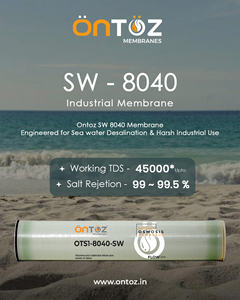 ONTOZ Vente d'usine Membrane RO 4040 8040 Plastique pour le dessalement de l'eau de mer Membrane d'osmose inverse industrielle - Product Image 6