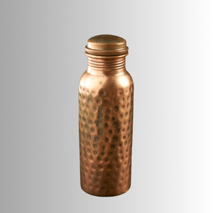 Botella de Agua de Cobre con Acabado Mate Moderno, Tapa de Rosca Antideslizante, Portátil, Ecológica, Reutilizable, con Diseño de Color y Logotipo Personalizado, Venta al Por Mayor - Product Image 4
