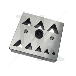 Cutter à disque triangulaire de haute qualité avec jeu de 8 poinçons de 6 mm à 20 mm, outils de fabrication de bijoux en acier inoxydable - Product Image 3