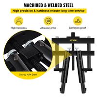 Extracteur universel de chemises de cylindre 3-7/8 6-1/4 pouces pour moteurs diesel, extracteur d'engrenages industriel robuste à trois griffes