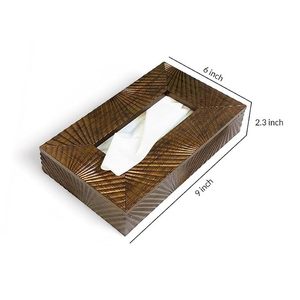 Modern Square Wooden Napkin <b>Tissue</b> Box Handmade Napkin Holder Decorative Table Decor for <b>Wedding</b> Home Hotel - Product Image 4