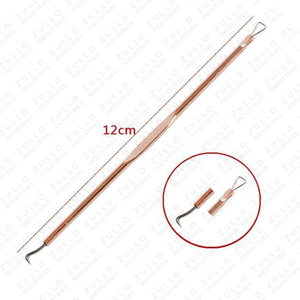 Juego Profesional de 4 Piezas para Extraer Acné y Puntos Negros, Herramientas de Cuidado Facial de Acero Inoxidable, Herramientas de Extracción Facial Premium de 4 Piezas - Product Image 1