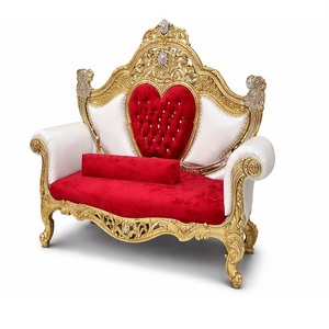 Canapé Cœur d'Amour pour Mariage, Design Élégant, Canapé de Mariage Indien, Décoration Moderne pour Cérémonie de Mariage, Ensemble de Canapés pour la Mariée et le Marié, USA - Product Image 1