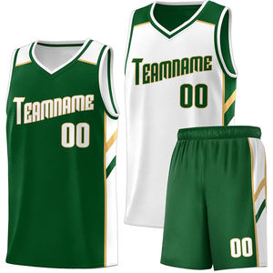 Maillot de basket-ball réversible 100% polyester personnalisable à prix abordable, respirant, ensemble uniforme d'entraînement pour hommes - Product Image 1