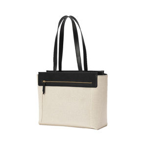 Canvas Handbag Large Capacity Tote Bag Vintage Cotton Shoulder Bag for Women Daily Shopping Work Travel Casual Use - Product Image 1