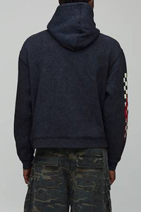 <b>Custom</b> Screen Print Design Cotton Fleece Sun Fade Men's Graphic Hoodies Streetwear Pullover Sweatshirt Manufacturer Supplier OEM - Product Image 2