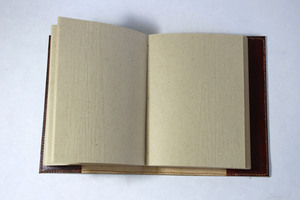 Hand Crafted Journal With Different Species Of Jute And Hemp Leaves Embossed On The Front Cover <b>Leather</b> <b>Diary</b> - Product Image 4