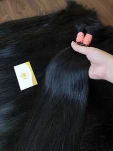 ผมต่อแบบตรงสำหรับคนบริสุทธิ์100กรัมผมแท้จากเวียดนาม - Product Image 5