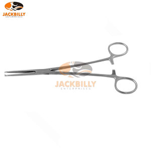 เครื่องมือผ่าตัดสแตนเลสคุณภาพสูง BENGOLEA ขนาด 20.0 ซม. คีมหนีบหลอดเลือดแบบตรง 1x2 ซี่ฟัน สำหรับจับหลอดเลือดด้วยมือ - Product Image 4