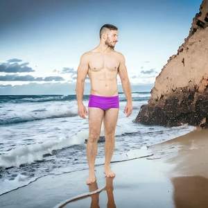 กางเกงขาสั้นชายหาดลำลองสำหรับฤดูร้อน ขายดี รุ่น Unisex ผ้าโพลีเอสเตอร์/ไนลอน ป้องกันรังสียูวี  ปรับแต่งได้ - Product Image 6