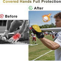 Protectores de Mano para Bateo de Béisbol de Diseño Personalizado y Alta Calidad, Material EVA/PU, Ropa Deportiva, Ropa de Entrenamiento, Protección para Bateadores, DEPORTES
