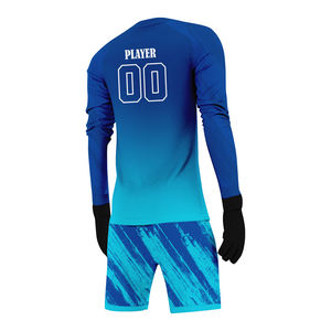 Uniformes de Portero de Fútbol Profesionales para Adultos de Alta Calidad y Bajo Precio, Manga Larga, Sublimación Completa, Logotipo Personalizado 100% - Product Image 3