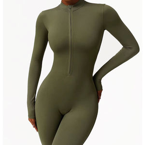 Traje Deportivo Personalizado de Nuevo Estilo para Mujer, Mono de Fitness / Ropa Deportiva y de Yoga Transpirable de Alta Calidad, Trajes de Cuerpo Entero para Mujer - Product Image 4