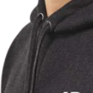 Sudadera con Capucha para Hombre, Tejido Grueso con Textura Cruzada, Color Gris Carbón Jaspeado, Forro Polar Premium, Duradera, Cálida, Estilo Casual Urbano - Product Image 3