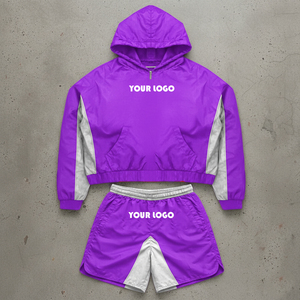 DCY 2026 Mens Windbreaker Short Set Lightweight Nylon Streetwear,Custom Nylon Short Set,Nylon Short Set Men - Product Image 5