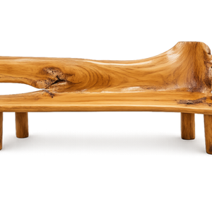 ARTERRA Premium Sustainable Teak Root <b>Bench</b> Natural Edge Rustic Durable Water Resistant Eco-Friendly Patio Outdoor Furniture for - Product Image 4