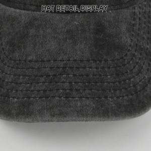 Gorra de Béisbol de Algodón Lavado de Color Liso de Alta Calidad para Adultos y Niños, Gorra Desgastada de 6 Paneles, Gorra de Papá, Visera Solar - Product Image 4