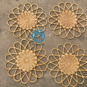 Unique Design Rattan Placemat Decorative <b>Table</b> <b>Mat</b> For Dining <b>Table</b> Kitchen Handmade Woven Placemat For Home Decor - Product Image 2