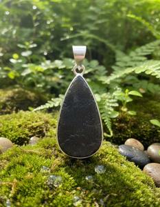 Colgante de Moda con Labradorita Natural y Plata Tibetana, Estilo Bohemia Cristiana, para Mujer - Product Image 3