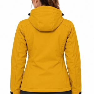 Chaqueta Softshell con Capucha para Mujer, Ligera, Resistente al Viento, Personalizable con Logotipo, Disponible para OEM y Marca Privada - Product Image 2