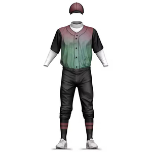 Conjunto de Uniforme de Béisbol para Hombre, Jersey Verde Oliva y Pantalones Blancos, Impresión Sublimada, Transpirable, Corte Regular, para Todas las Temporadas - Product Image 3