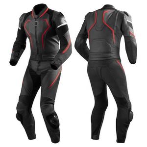 WearsWorld Tenue de moto en cuir dernier modèle, vêtements de sport imperméables et coupe-vent pour adultes, grande taille, très vendue, fabriquée au Pakistan - Product Image 3
